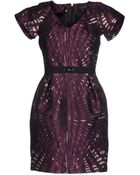 John Richmond Short Dress - Lyst
