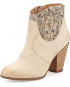 Luxury Rebel Kara Nubuck Leather Bootie - Lyst