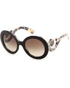 Prada Minimal Baroque Sunglasses - Lyst