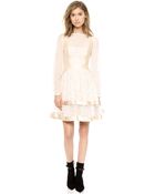 Temperley London Cruz Mini Dress - Almond - Lyst