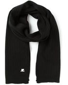 Courreges Ribbed Scarf - Lyst