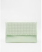 Asos Punchout Clutch Bag - Lyst