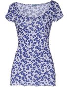 Blumarine Short Sleeve Tshirt - Lyst