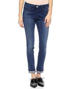 3x1 W2 Mid Rise Straight Leg Jeans - Surf - Lyst