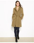 Calvin Klein Single-Breasted Wool-Cashmere-Blend Coat - Lyst