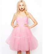 Asos Netted Prom Dress - Lyst