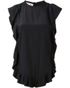 Marni Ruffled Top - Lyst