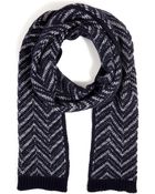 Missoni Cashmere Zigzag Knit Scarf - Lyst