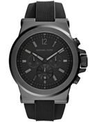 Michael Kors Dylan Black Oversized Watch - Lyst