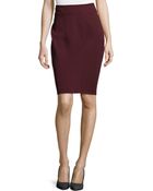 Donna Karan New York Pieced Ponte Pencil Skirt - Lyst