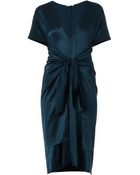 Issa Lizzie Silk-Satin Dress - Lyst