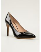 Emporio Armani Pointed Toe Pumps - Lyst