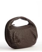 Bottega Veneta Brown Intrecciato Leather 'Edoardo' Hobo Bag - Lyst
