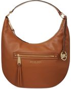 MICHAEL Michael Kors Rhea Zipped Leather Shoulder Bag - Lyst