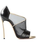 Casadei Cut Out Sandals - Lyst
