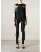 Philosophy di Alberta Ferretti Lace Detail Top - Lyst