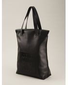 Loewe Embossed Logo Shoulder Bag - Lyst