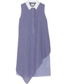 Band of Outsiders Striped Cotton-Blend Mini Dress - Lyst