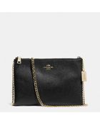 Coach Zip Top Crossbody In Leather - Lyst