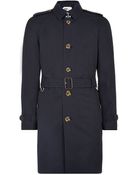 Burberry Contrast Undercollar Trench Coat - Lyst