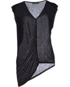 Velvet T-shirt - Lyst