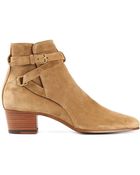 Saint Laurent 'Jodhpur' Ankle Boots - Lyst