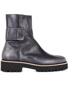 Maison Martin Margiela Burnished Leather Ankle Boots - Lyst
