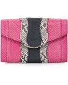 Khirma Eliazov Herzog Python Clutch Bag Fuchsianatural - Lyst