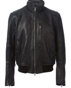 Rag & Bone Distressed Front Pockets Jacket - Lyst