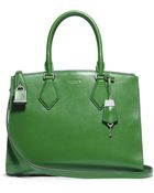 Michael Kors Casey Large Leather Satchel - Lyst