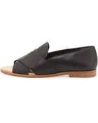 Loeffler Randall Hannele Crisscross Notched Sandal - Lyst
