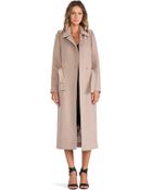 SOIA & KYO Rebecca Classic Wool Trench Coat - Lyst