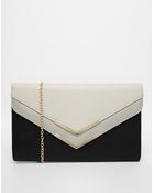 Aldo Color Block Clutch Bag - Lyst