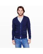 Club Monaco Indigo Cashmere Cardigan - Lyst