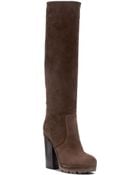 Michael Kors Greyson Suede Runway Boot - Lyst