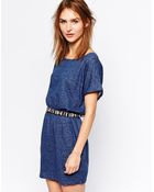 Sessun Day Dress With Embroidered Belt - Lyst