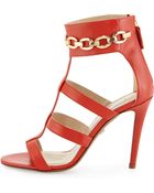 Diane von Furstenberg Uma Leather Sandal - Lyst