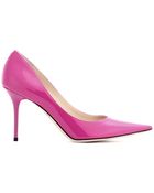 Jimmy Choo Agnes Patent-Leather Pumps - Lyst