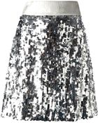 Dolce & Gabbana Sequin Embellished Skirt - Lyst