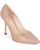 Sergio Rossi Leather Point Toe Pumps - Lyst