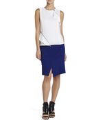 BCBGMAXAZRIA Leslee Zippered-Ruffle Top - Lyst