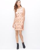 Ann Taylor Jeweled Shift Dress - Lyst