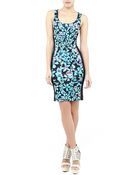 Nicole Miller Alleline Neoprene Dress - Lyst