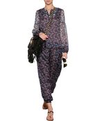 Anna Sui Mixed Print Tunic Top - Lyst