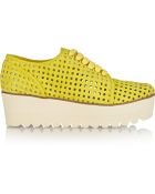 Paloma Barceló Perforated Suede Sneakers - Lyst