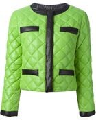 Moschino Cheap & Chic Quilted Two-Tone Jacket - Lyst