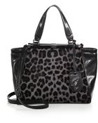 Diane von Furstenberg 440 Breakaway Calf Hair & Leather Satchel - Lyst