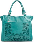 Big Buddha Violet Satchel - Lyst