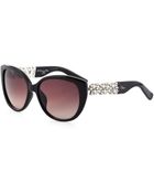 Dior Mystere Crystal-Temple Sunglasses - Lyst