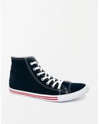 Asos Mid Top Sneakers - Lyst